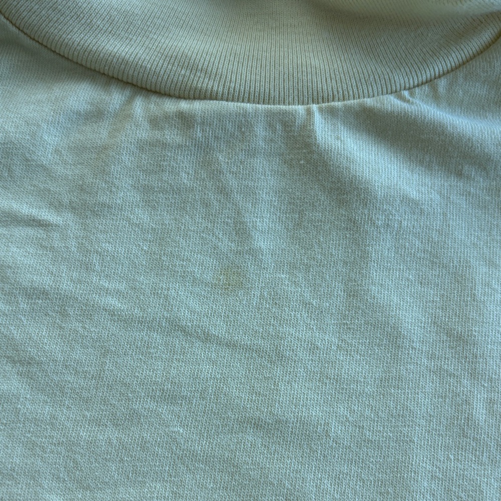Essentials Men's Light Yellow Tee - Picture 4 of 7